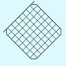 寵物圍籬籠配件diy 35cm*35cm 黑色鐵網門 - 黑色 - 查看 1