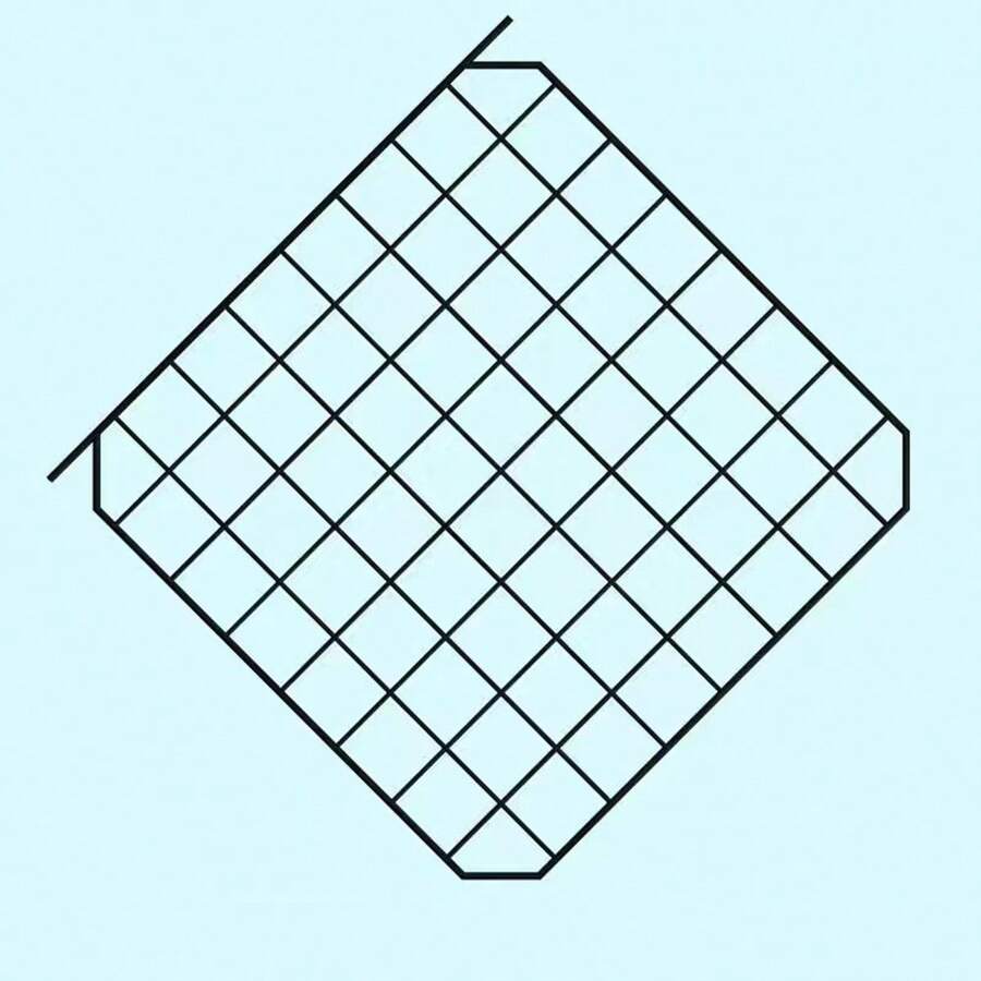 寵物圍籬籠配件diy 35cm*35cm 黑色鐵網門 - 黑色 - 查看 1