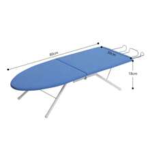 Tabla De Planchar Multifuncional Sobremesa, Plegable 80*30cm - Azul - Ver 2