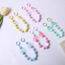 50入組20.4*34.2mm亞克力實色蝴蝶結珠子,diy珠寶配件 - 50顆/20.4*34.2mm - 查看 3