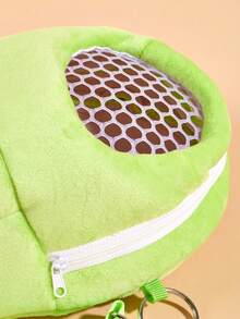 1 pieza Bolsa portátil transpirable para el hombro para hámsteres, ardillas, cobayas y erizos durante las salidas - Verde - Ver 3