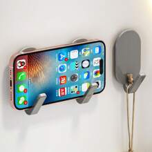 5入組強力粘貼式掛鉤,無需鑽孔,適合浴室和廁所,輕鬆將毛巾掛在牆壁或門上,不留痕跡