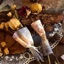 32 Sheets Forest Fairy Tale Series Material Paper Retro Handbook Collage Cards Background Paper Diy  Junk Journal Planner - Multicolor - View 3