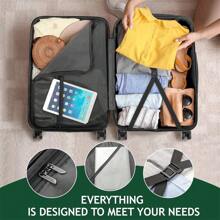 3-In-1 Multifunctional Large Capacity Traveling Storage Suitcase Luggage Pink - 白色 - 查看 8