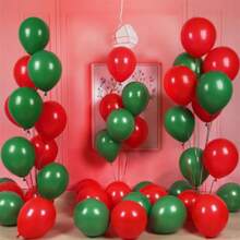 15/45/100pcs 5/10/12 Inch Black & Green Latex Balloons Helium Balloons For Birthday, Graduation, Baby Shower, Wedding, Holiday Party Decoration, With Green Ribbon - Green - View 6