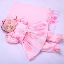 Baby Girls Rompers - 淺粉色 - 查看 2