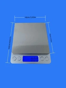 Báscula De Cocina De Acero Inoxidable Para Pesar - Plateado - Ver 8