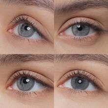 FreshGo Color Contact Lens Power 0.00 Silver 2-Tone Colors 14.2 Mm Yearly Enlarge Eyes With Natural Effect Suitable For Any Occasion - Ice - View 5