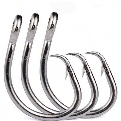 50Pcs Hooks Fishhooks Black Barbed Hooks Carp fishing-equipment Fishing Tools Eagle Mouth Hooks Fishing Supplies