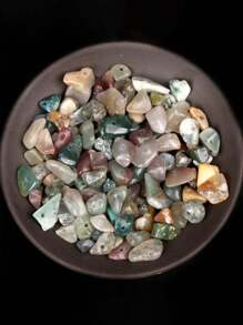 Natural Asymmetrical Green Fluorite & Purple Crystal Gems Beads For Jewelry Making Diy Bracelet Necklace Accessories - Multicolor - View 22