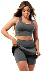 AKORIO MODAS Women Sports Sets - 灰色 - 查看 4