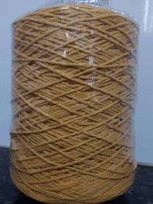 Hilo B&b De 1kg, Color 22 (mostaza), Hilo 6 O Hilo 8 - Valor Referente A Un Único Cono. - Mostaza - Ver 2