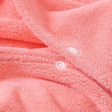 1件兒童浴巾,柔軟親膚,卡通珊瑚絨帶帽毛巾連口袋裝適合0-3歲男女孩,適用於秋季裝飾,旅行,洗浴和游泳池,帶有帽子和扣環設計,是新生禮物的理想選擇