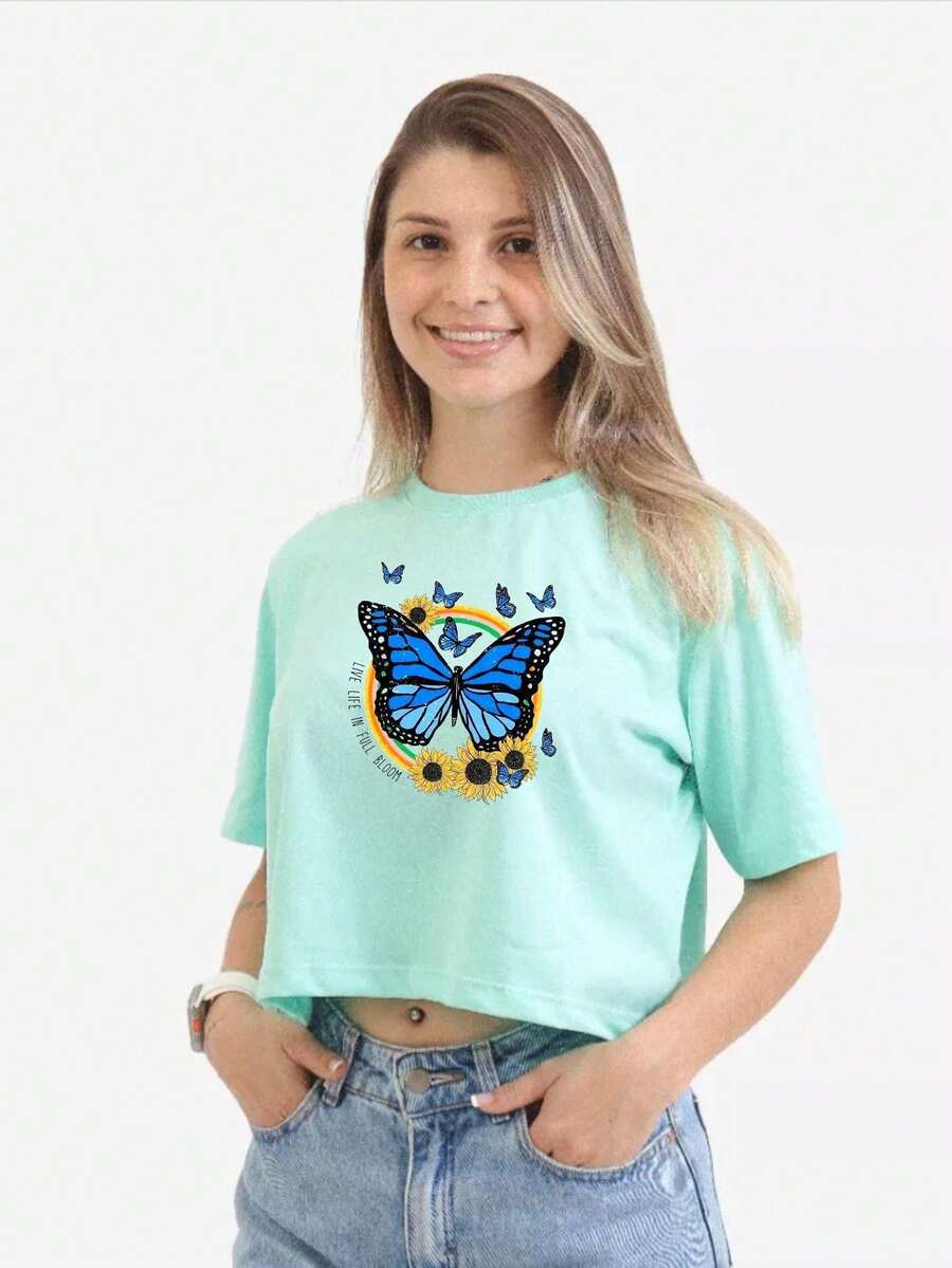 Women T-Shirts - 綠色 - 查看 1