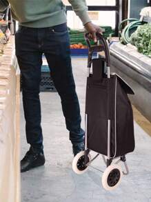 Carrito Para Mandado Sencillo - Negro - Ver 6