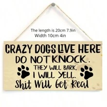 寵物配件,木製寵物標籤吊墜,狗形狀牌