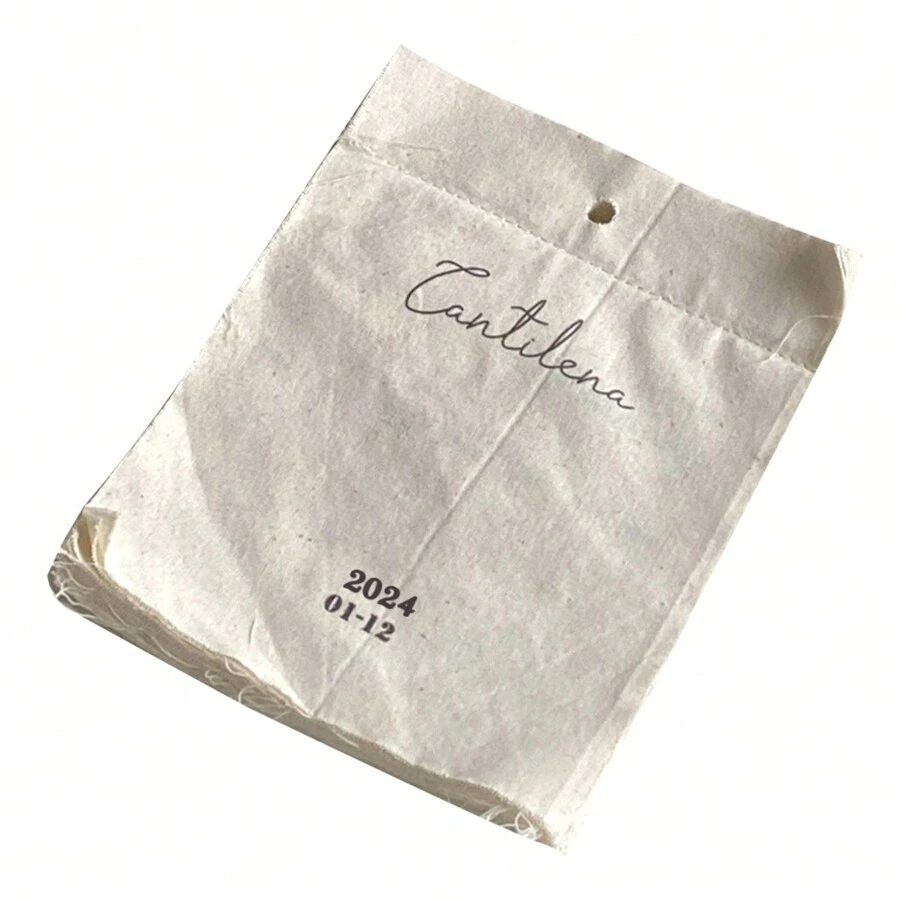 ( 1 Miếng ) Creative 2024 Chất vải Năm mới Lịch - Màu be - Xem 1