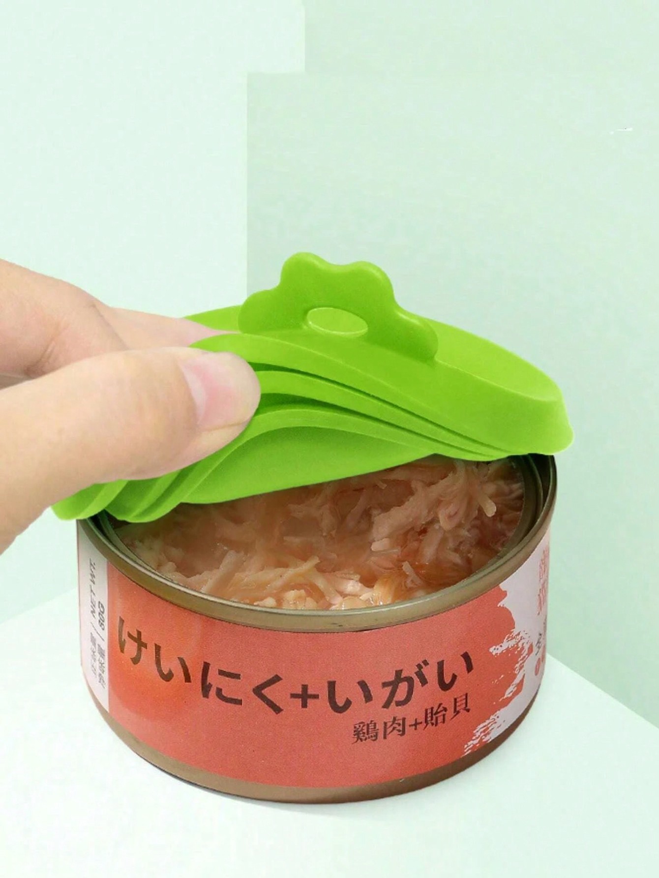 غطاء حاوية تخزين طعام الحيوانات الأليفة عشوائي الل...