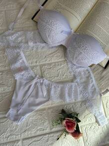 Women Bra & Panty Sets - 白色 - 查看 1