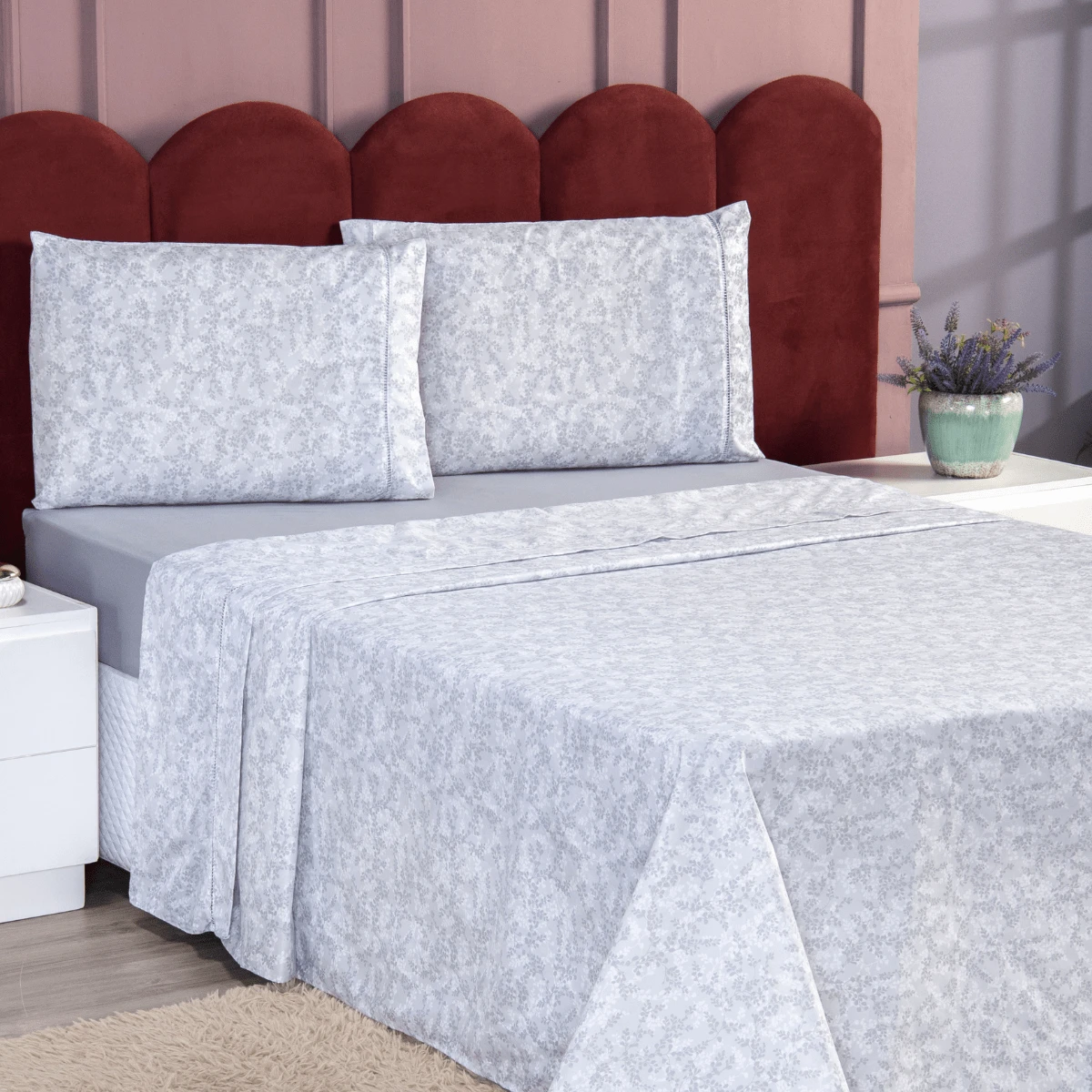 Sheet Sets With Pillowcases - 淺灰色 - 查看 1