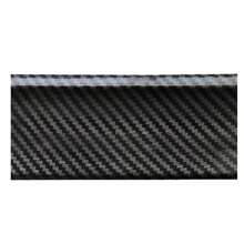 1set Black Carbon Fiber Universal Car Rear Wing Spoiler, No Drilling Soft 3d Carbon Fiber Style Air Flow Wing - Black - View 5