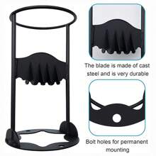 野外露營用劈柴器,重型手動劈柴器,便攜式小型劈柴架,劈柴楔子,碳鋼柴木劈裂器,手動分木機,楔形劈木器,高碳鋼柴木分離器 - 黑色 - 查看 2