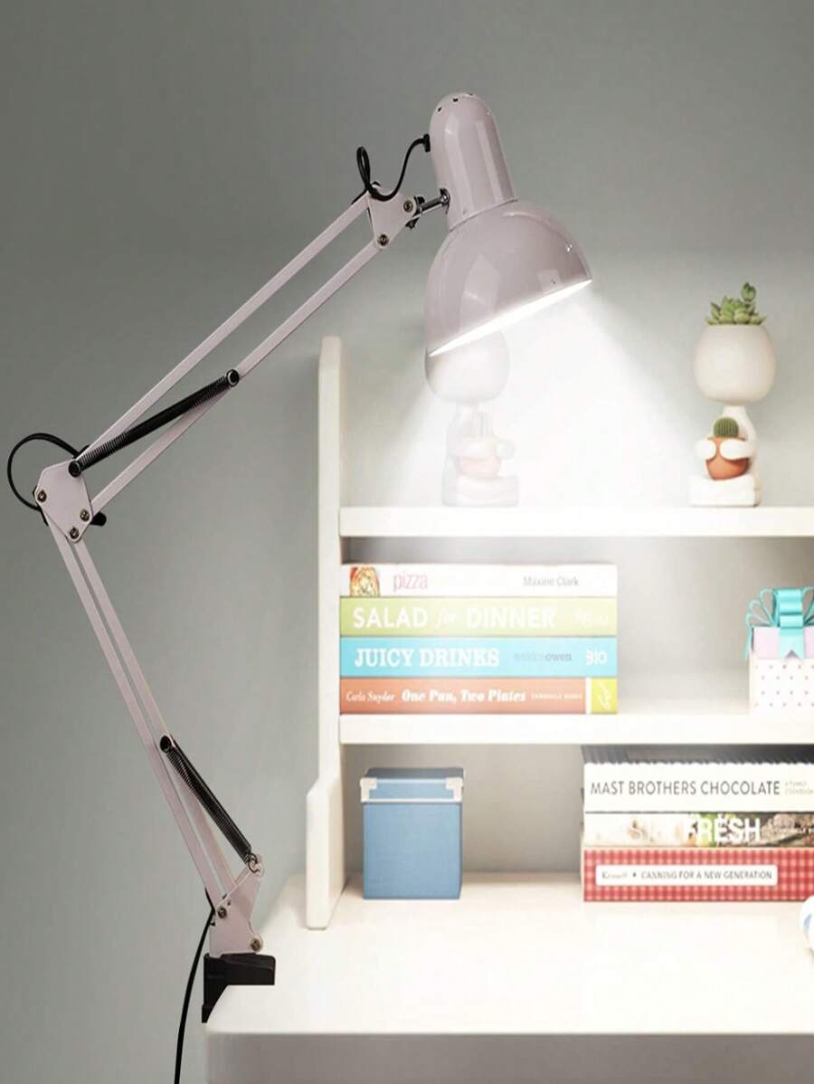 Metallic Led Desk Lamp - White - View 1