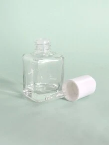Customized 40ml Transparent Square Glass Dropper Bottle With Dropper Cap And Pressing Rod For Essential Oil Pack Cosmetics Packaging - Clear - View 2