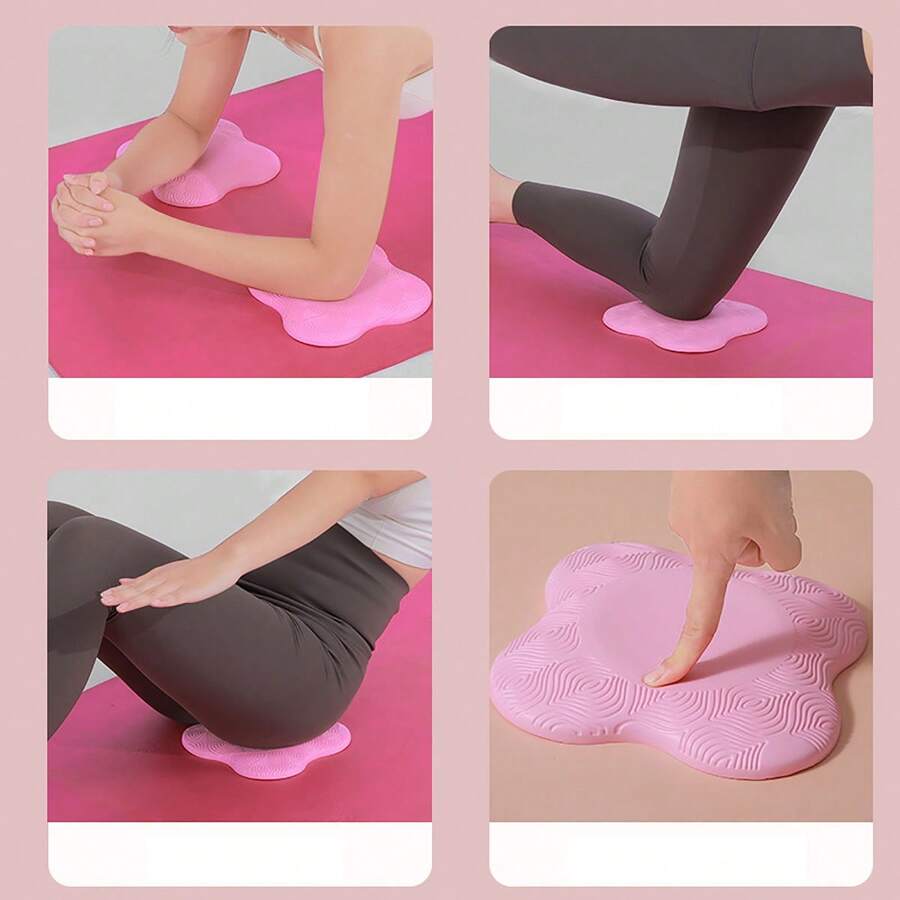 peipo 1pc Pink Yoga Knee Pad - Pink - View 1