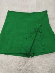 Women Skirts - 綠色 - 查看 3