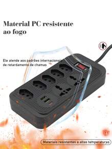 Electrical Sockets & Plugs Adaptors - 黑色 - 查看 5