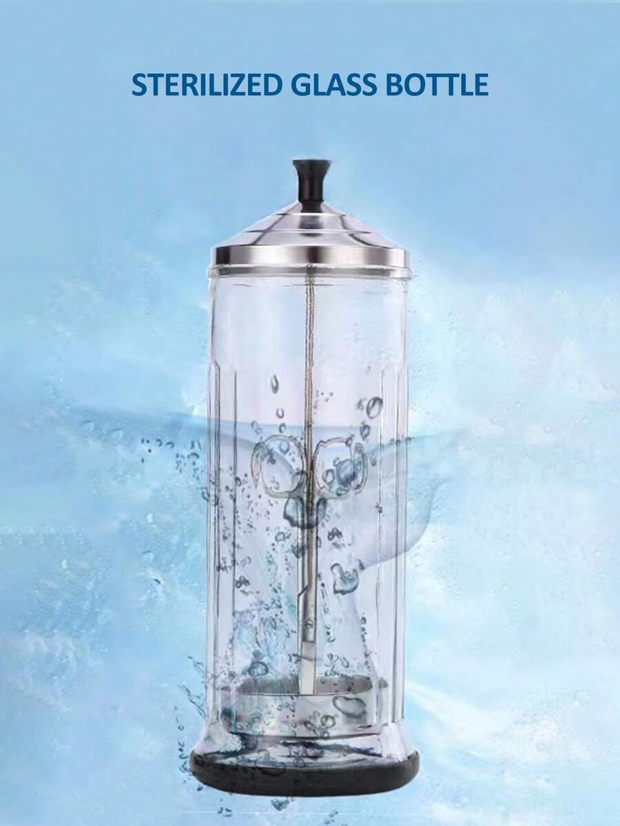 1pc Large Capacity Hair Comb Sterilization Box - Clear - View 1