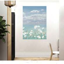 warm Scandinavian style wall art,aesthetic canvas print painting ,Canvas wall art,print wall decor - Multicolor - View 1