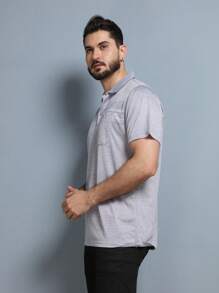 Men Polo Shirts - Xám - Xem 6