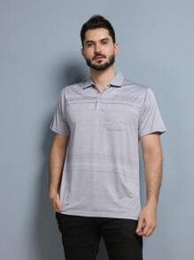 Men Polo Shirts - Xám - Xem 2