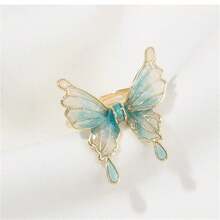 Little Girls' Butterfly Ring - Unique Design, Stylish Accessory, Birthday Gift For Best Friend - Green - View 4