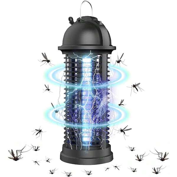 Lámpara mata mosquitos eléctricos, Bug Zapper con interruptor, insecticida con luz ultravioleta, lámpara para matar mosquitos, insectos, atrapamoscas,control de plagas,trampas repelentes para el hogar