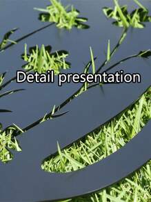 1入裝-貓玩耍剪影花園裝飾品 花園地面戶外裝飾標誌