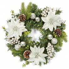 Christmas Wreaths & Garlands - Silver - View 1