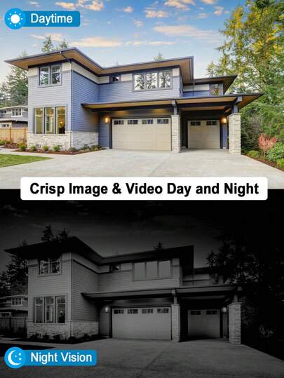 ANRAN Security Camera Outdoor Solar Wireless 360° View, Slimme Siren, Spotlights, 3MP Night Vision, AI Human Detection, Way Talk, Compatible Alexa, Q3 Zwart view 6