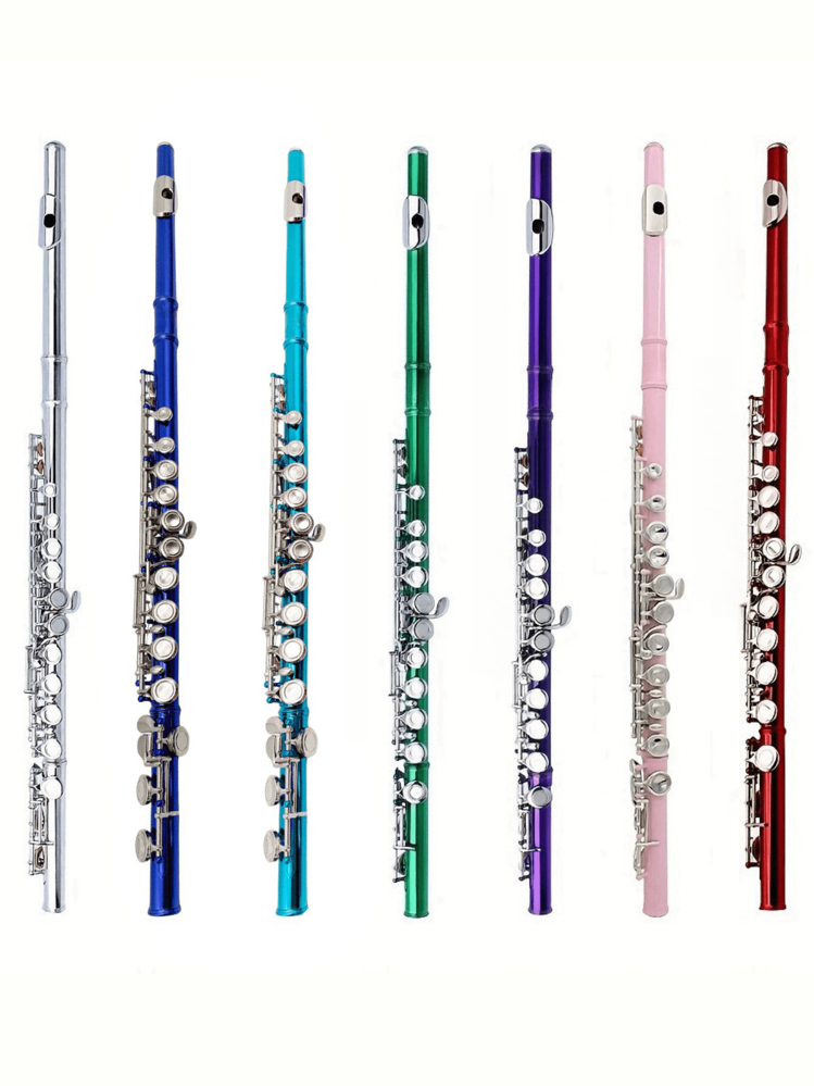 フルートまとめ売りセット‼️ 16穴のフルートセット クリーニングセット付き C調ホワイト