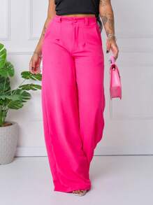 Pantalones De Mujer - Rosa Fucsia - Ver 1