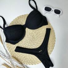 Conjunto Ibiza Top Meia Taça + Calcinha Asa Delta
