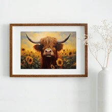 Sunflower Highland Cattle - Mocha Brown - View 4