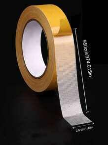 Double Sided Yellow Cloth Tape - Yellow - View 9