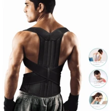 Faja Correctora Postura Espalda Para Hombre Y Dama Ajustabl - Negro - Ver 8