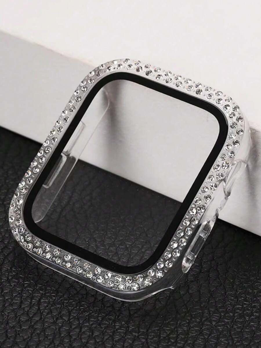 1 Miếng Bảo vệ màn hình Loại vỏ Với Giường đôi tiêu chuẩn Kim cương Và Ly Người bảo vệ Phim ảnh Tương thích với Apple Watch - Nhiều màu - Xem 1