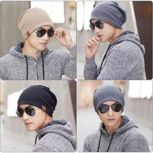 Gorro casual de hombre - Gris Claro - Ver 3