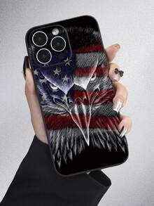 USA 1 Ốp điện thoại Tpu mềm màu đen và hình lá cờ màu đen và hình cờ, bảo vệ toàn diện chống bụi và nước, tương thích với iPhone 7/8/11/12/13/14/15/X/Xr/Xs/Plus/Pro/Pro Max/ Dòng Se2/Mini - Nhiều màu - Xem 6