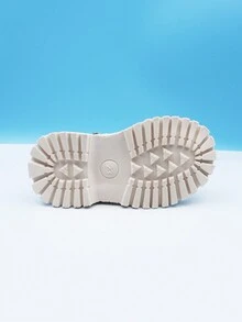 1雙幼童防水皮鞋,時尚柔軟底部兒童鞋